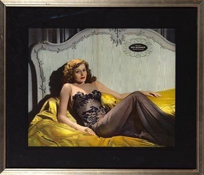 Lot 122 - A Rita Hayworth photograph by George Hurrell published in Esquire