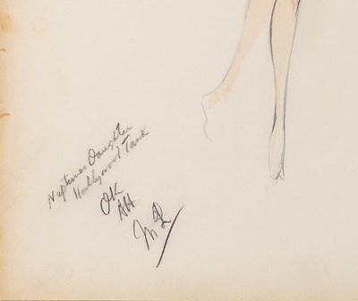 Lot 71 - Bathing suit design for Esther Williams in Million Dollar Mermaid