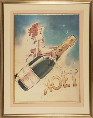 Lot 182 - A Moët & Chandon poster