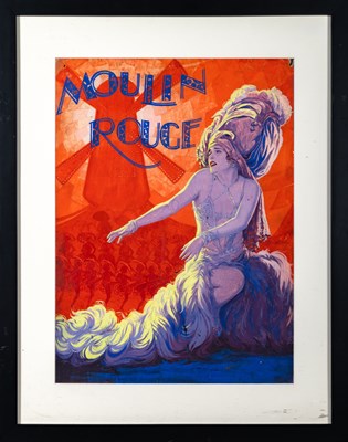Lot 119 - Original poster art for the first Moulin Rouge film