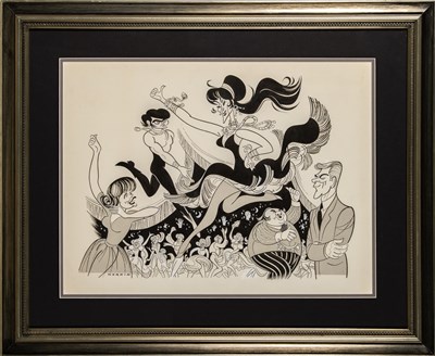 Lot 152 - A charming caricature from the cult classic musical Bajour