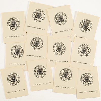 Lot 137 - J.F.K.'s bookplate designed by Tiffany