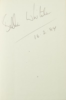 Lot 53 - Two first editions of Rockaby signed by Beckett's muse Billy Whitelaw, with a rock form cast gift