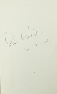 Lot 53 - Two first editions of Rockaby signed by Beckett's muse Billy Whitelaw, with a rock form cast gift