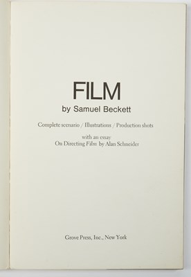 Lot 52 - Beckett watches Buster Keaton from the rafters in his only film