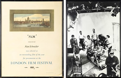 Lot 52 - Beckett watches Buster Keaton from the rafters in his only film