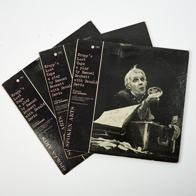 Lot 38 - The rare cast recording of Endgame and other Beckett LPs