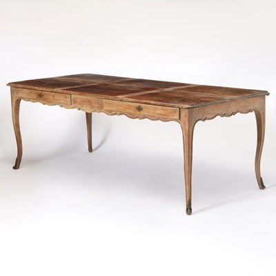 Lot 205 - Louis XV Provincial Style Walnut Dining Table