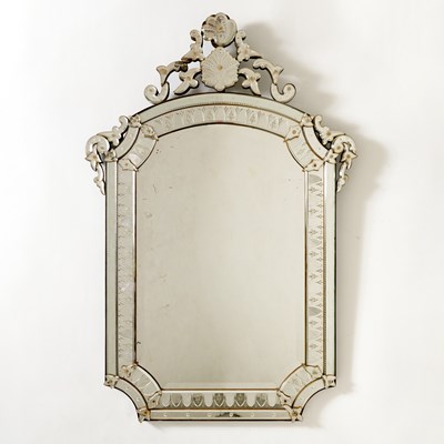 Lot 203 - Venetian Glass Mirror