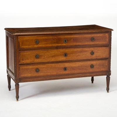 Lot 207 - Italian Neoclassical Walnut Commode