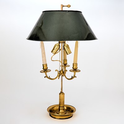 Lot 165 - Louis XVI Style Gilt Bronze Bouillotte Lamp