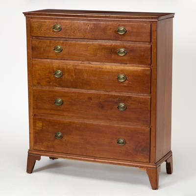 Lot 168 - American Federal Pine Chest of Drawers