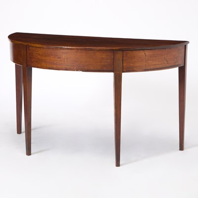 Lot 173 - American Federal Mahogany Demilune Console Table