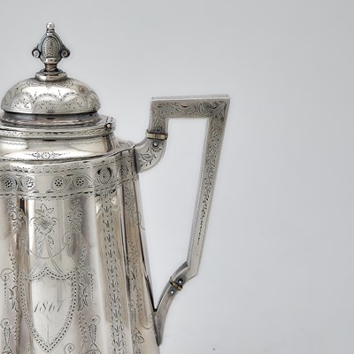 Lot 104 - American Sterling Silver Five Tea and Coffee Service