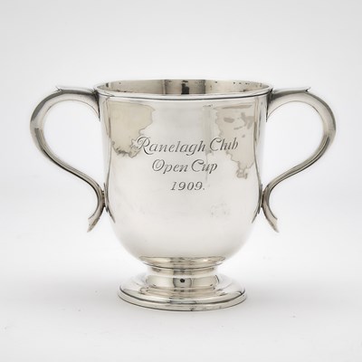 Lot 114 - Edward VII Sterling Silver Two-Handled Trophy Cup
