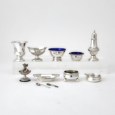 Lot 99 - Group of Sterling Silver Salt Cellars