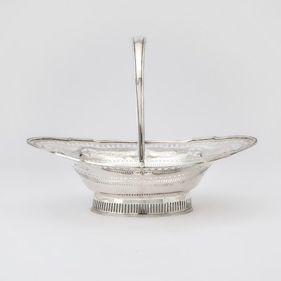 Lot 88 - George III Irish Sterling Silver Cake Basket
