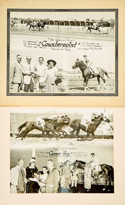 Lot 61 - Memorabilia from the Golden Age of American Horse Racing