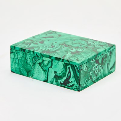 Lot 254 - Malachite Box
