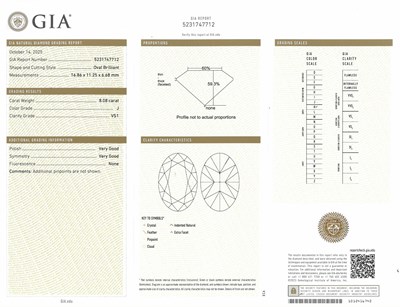 Lot 274 - Platinum and Diamond Ring