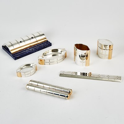 Lot 299 - Italian Sterling Silver Desk Set