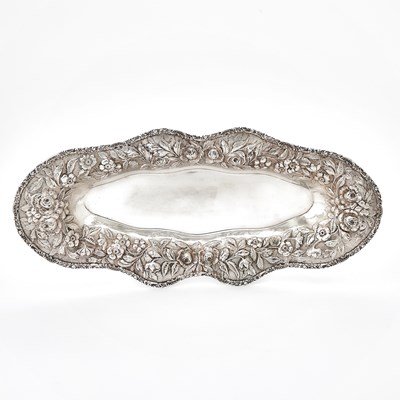 Lot 357 - American Sterling Silver Bread Tray