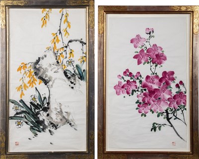 Lot 341 - Two Chinese School Paintings