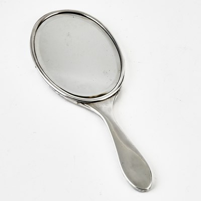 Lot 3284 - English Sterling Silver Hand Mirror