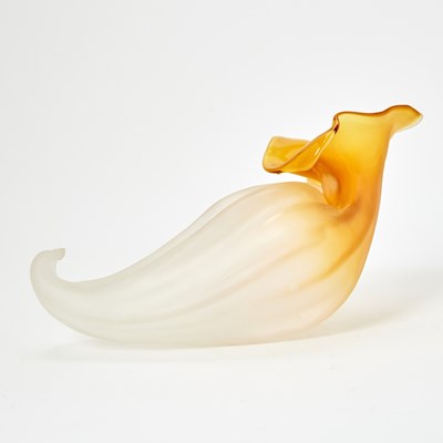 Lot 3315 - Nikolas Weinstein Studios Satin Finish Organic Blown Glass Vessel