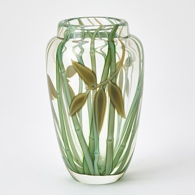 Lot 3200 - Orient & Flume Blown Glass Paperweight Vase