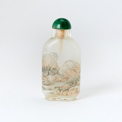 Lot 3265 - Chinese Enameled Glass Snuff Bottle