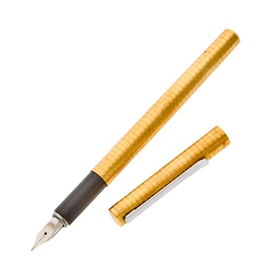 Lot 2184 - Bulgari Gold Fountain Pen