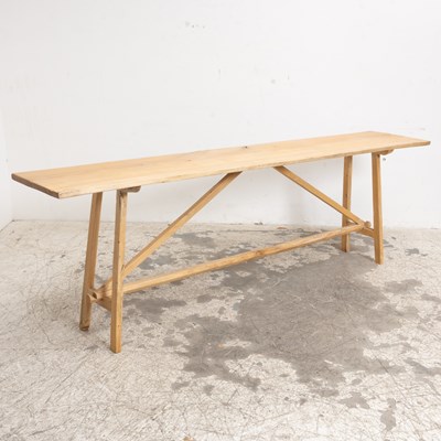 Lot 157 - Farmhouse Style Pine Console