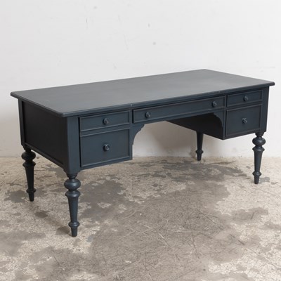 Lot 263 - Ethan Allen Blue Painted Desk