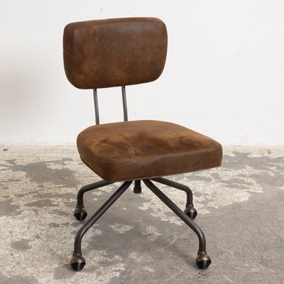 Lot 168 - Leather Upholstered Desk Chair