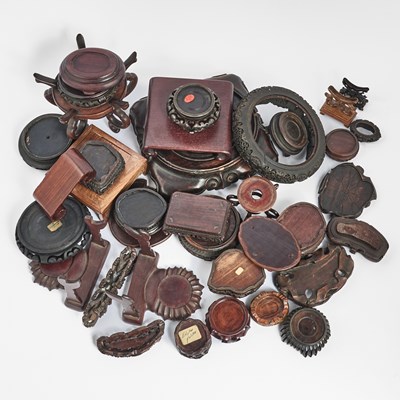 Lot 137 - A Large Group of Chinese Stands