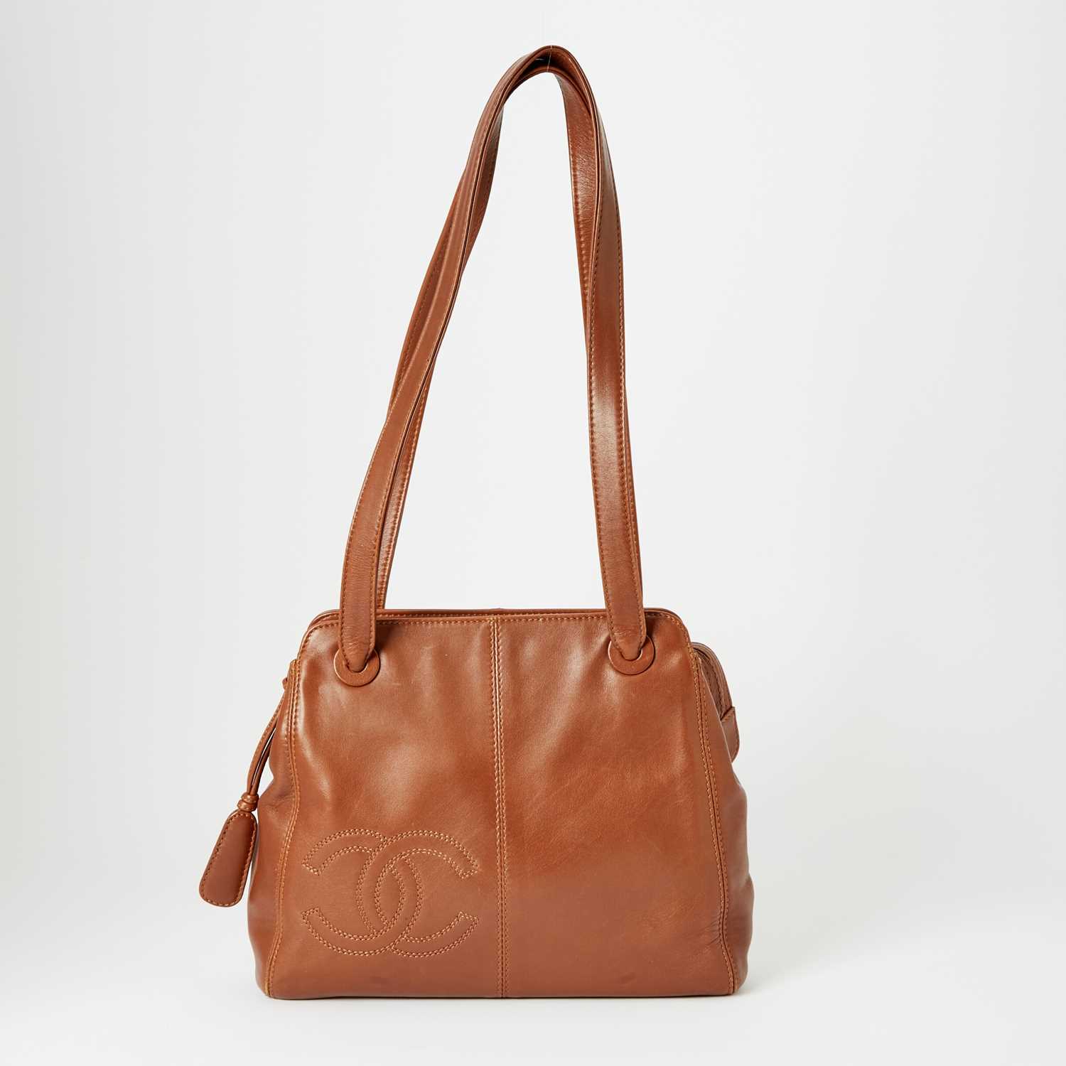 Lot 1248 - Chanel Brown Leather Bag