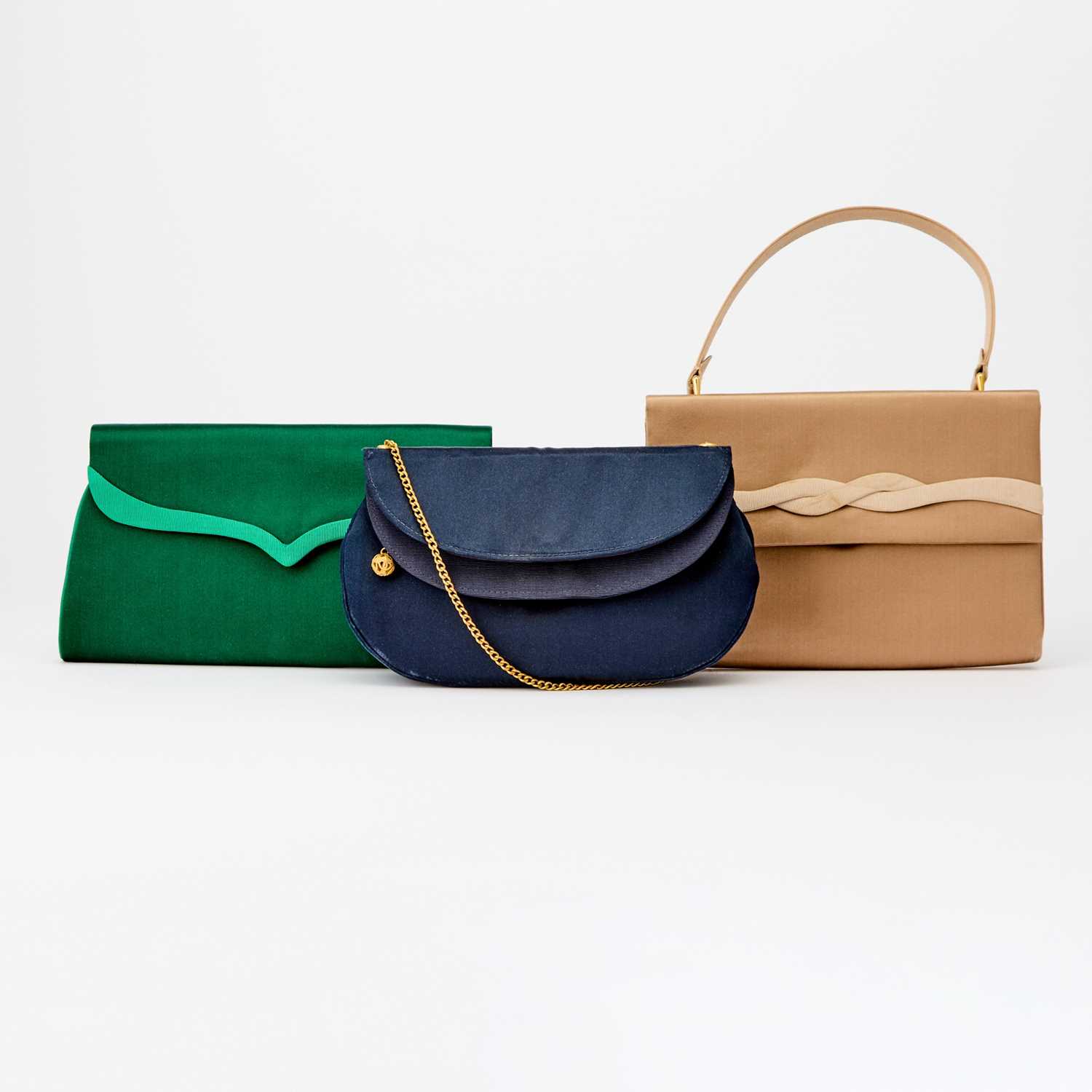 Lot 2348 - Three Gucci Satin Clutch Purses