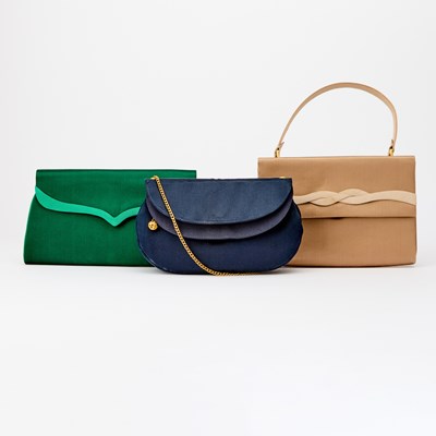 Lot 2348 - Three Gucci Satin Clutch Purses