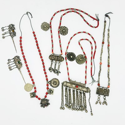 Lot 1258 - Group of Ethnographic Jewelry