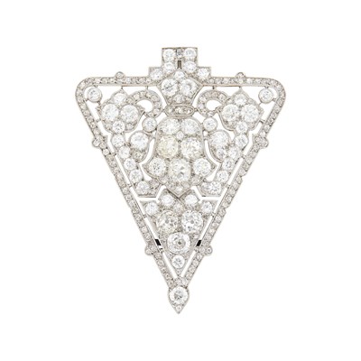 Lot 273 - Platinum and Diamond Clip