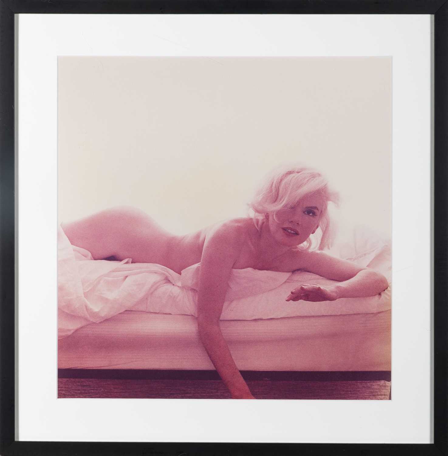 Lot 6 - Marilyn Monroe Nude on a Bed from The Last Sitting for Vogue