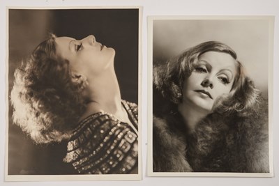 Lot 141 - Two vintage photographs of Greta Garbo by Charles Sinclair Bull