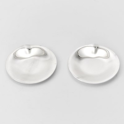 Lot 3005 - Pair of Elsa Peretti for Tiffany & Co. Sterling Silver Dishes