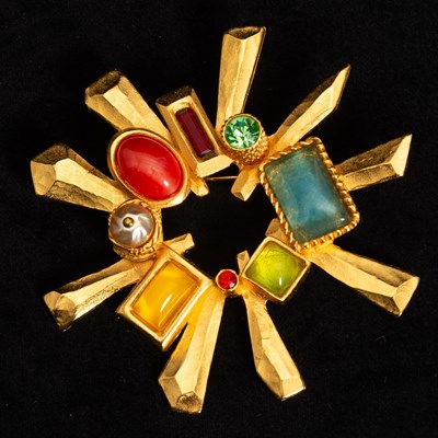 Lot 149 - Christian Lacroix Gilt Metal Brooch