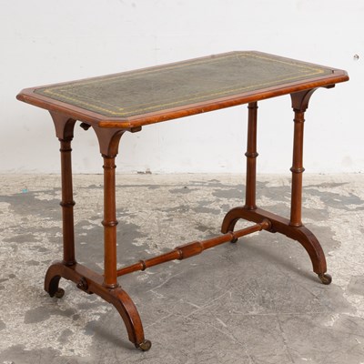 Lot 152 - Regency Style Leather Top Table