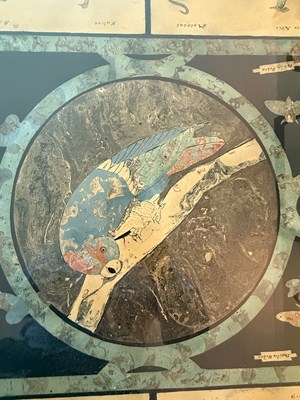 Lot 484 - Italian Baroque Scagliola Panel, Signed Carolus Fontanelli, Venice, dated 1659