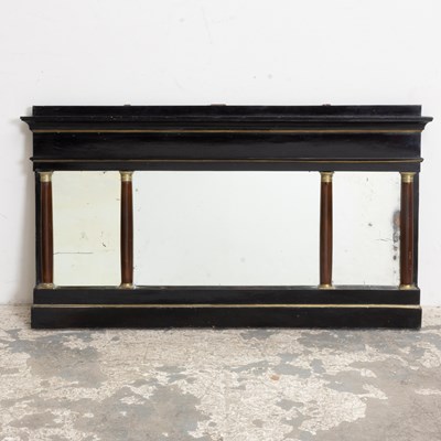 Lot 190 - Empire Style Ebonized Mirror