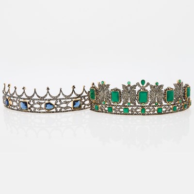 Lot 1345 - Two Tiara Fragments