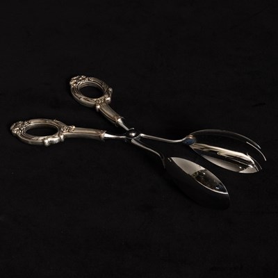 Lot 201 - Sterling Handled Tongs